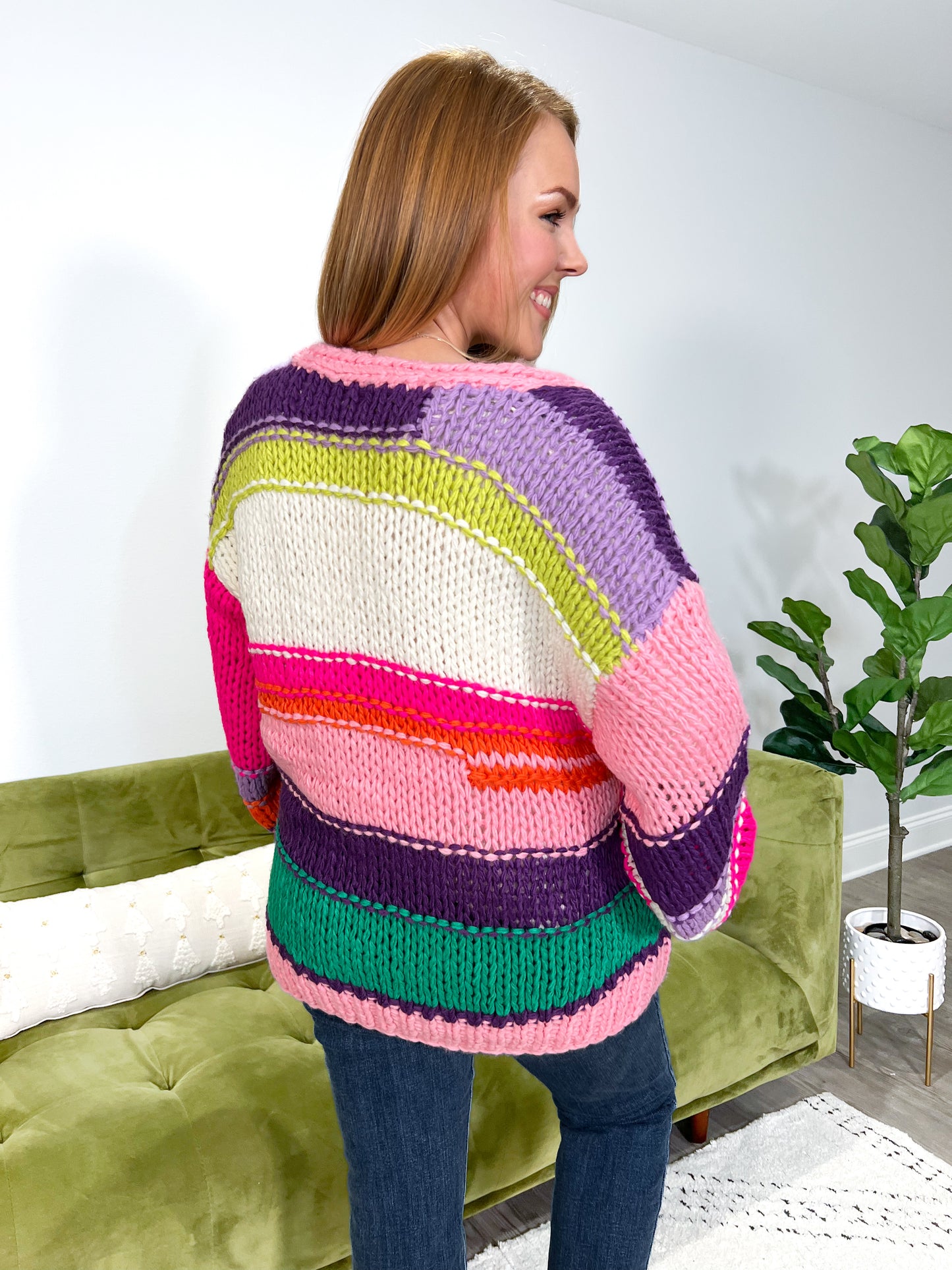 Over The Rainbow Cozy Cardigan