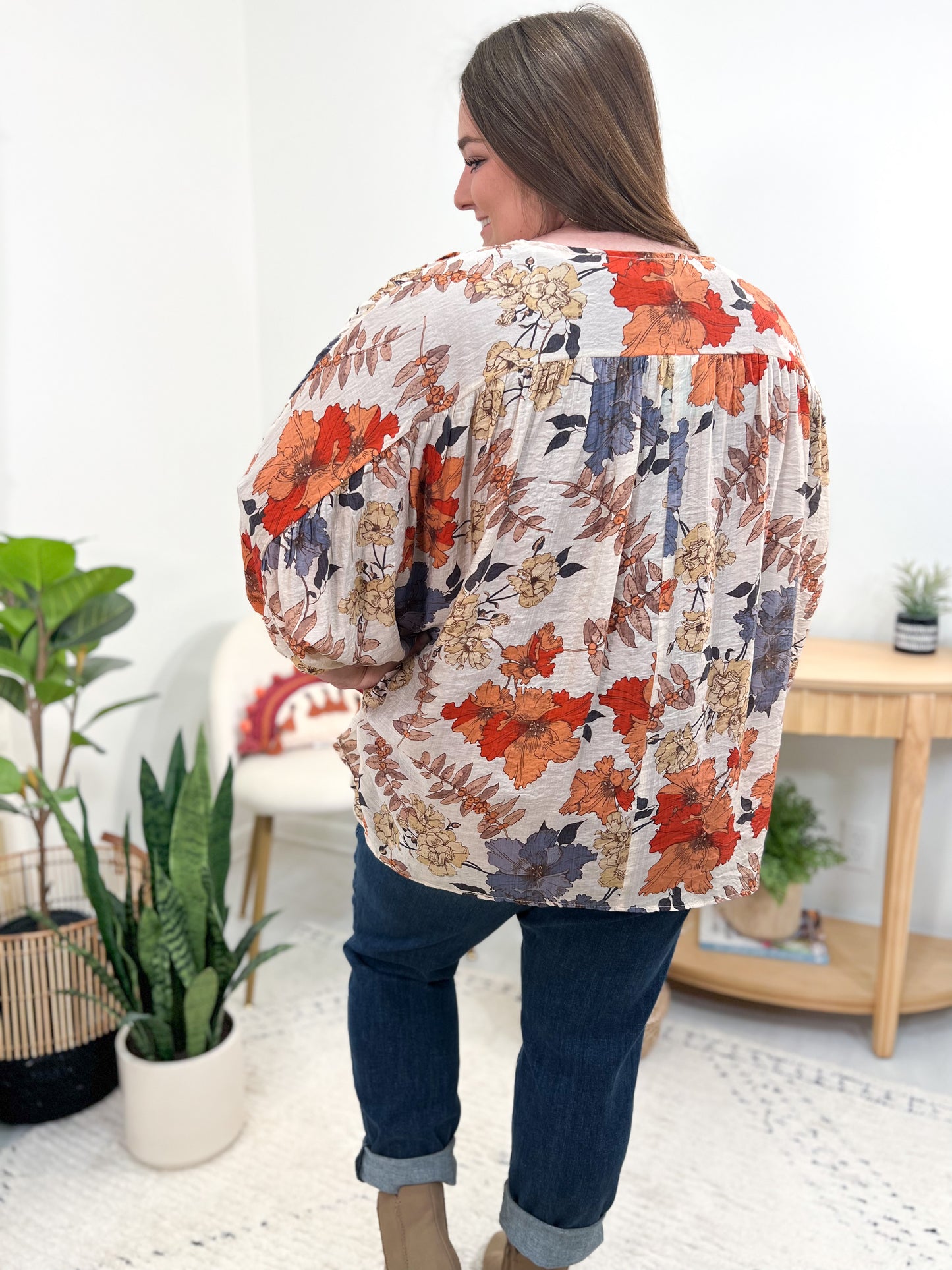 Autumn Floral Kimono
