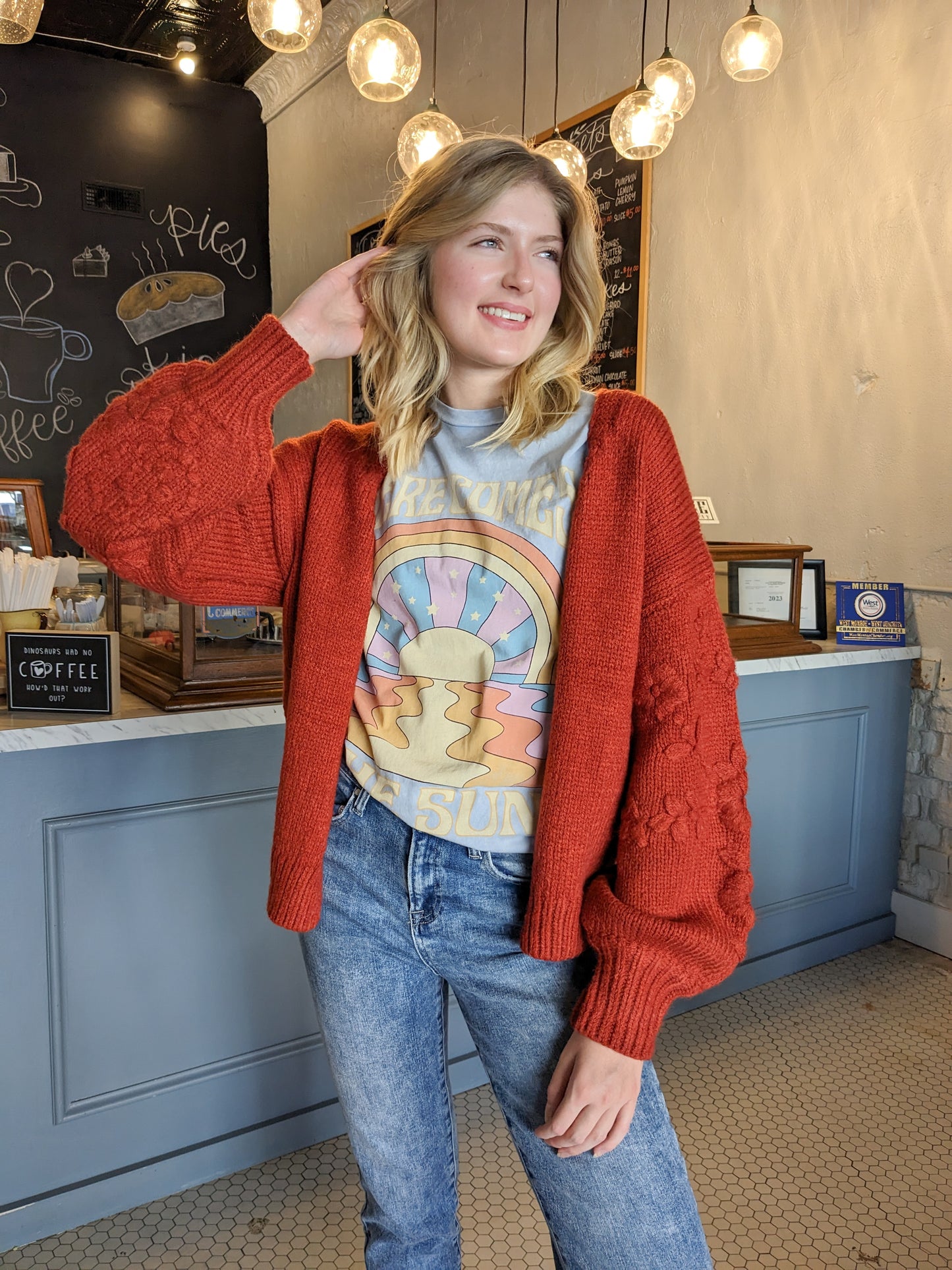 Cora Embroidery Cardigan || Choose Color