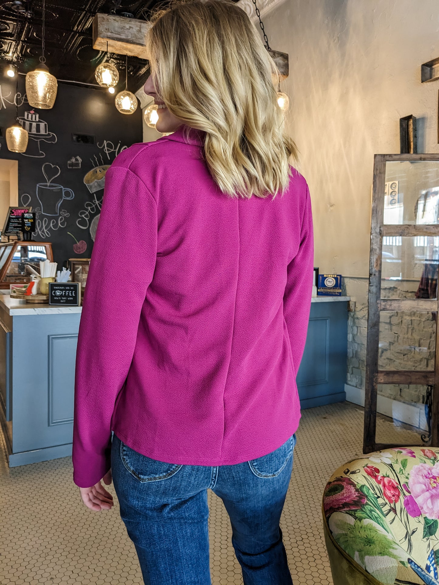 CURVY/REG Brilliantly Bold Blazer