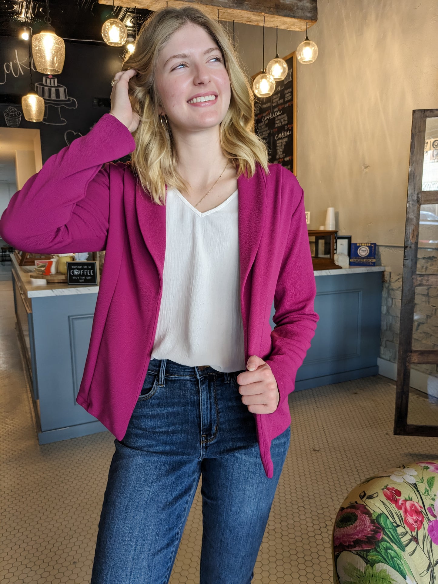 CURVY/REG Brilliantly Bold Blazer