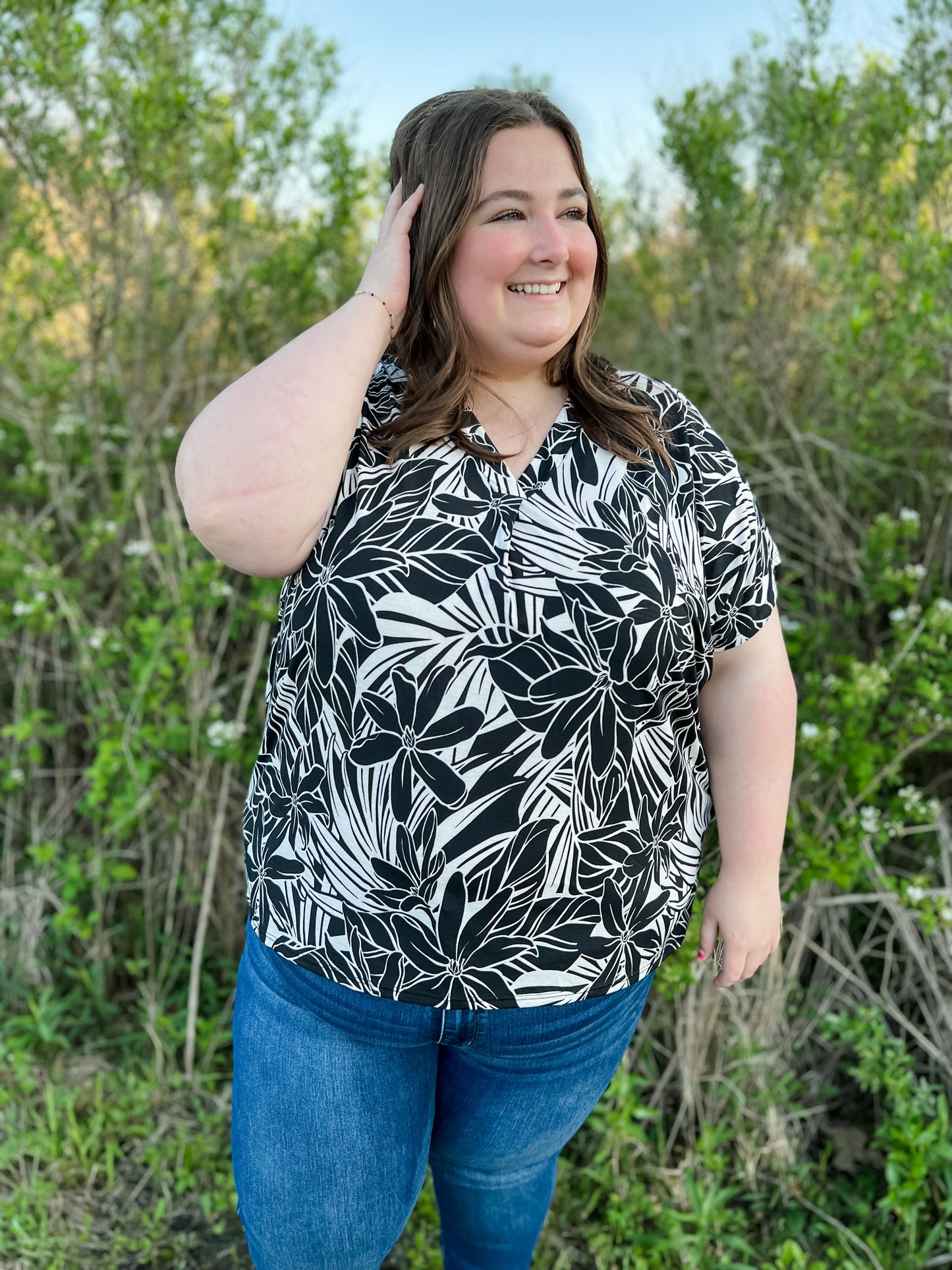 CURVY/REG Tropical Top
