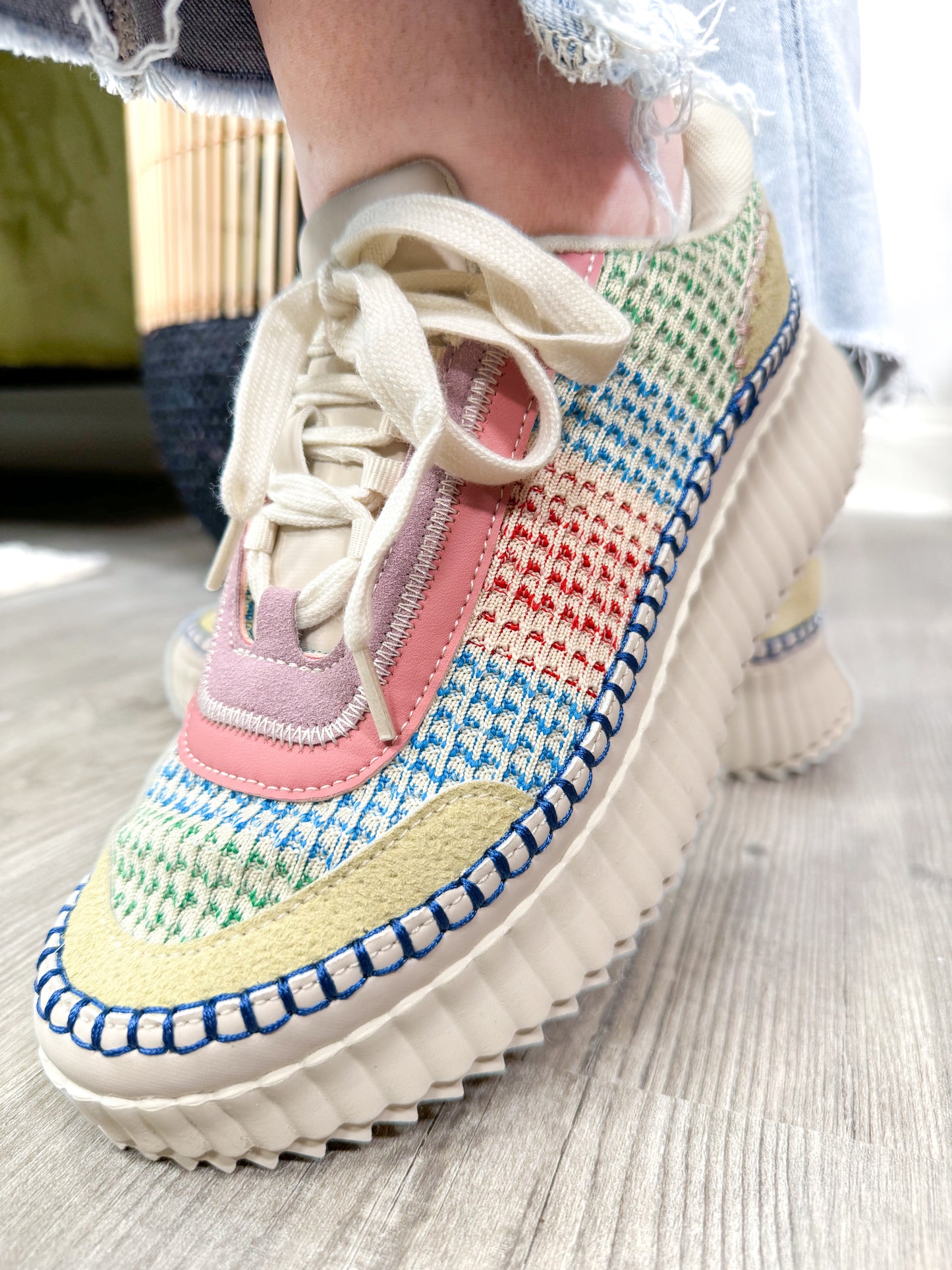 Corky’s Waffle Stitch Sneakers