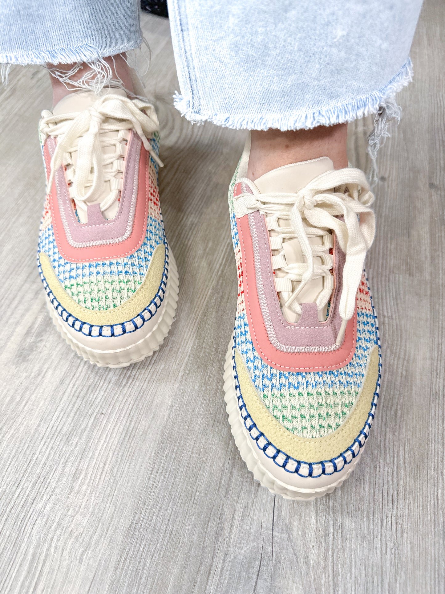 Corky’s Waffle Stitch Sneakers