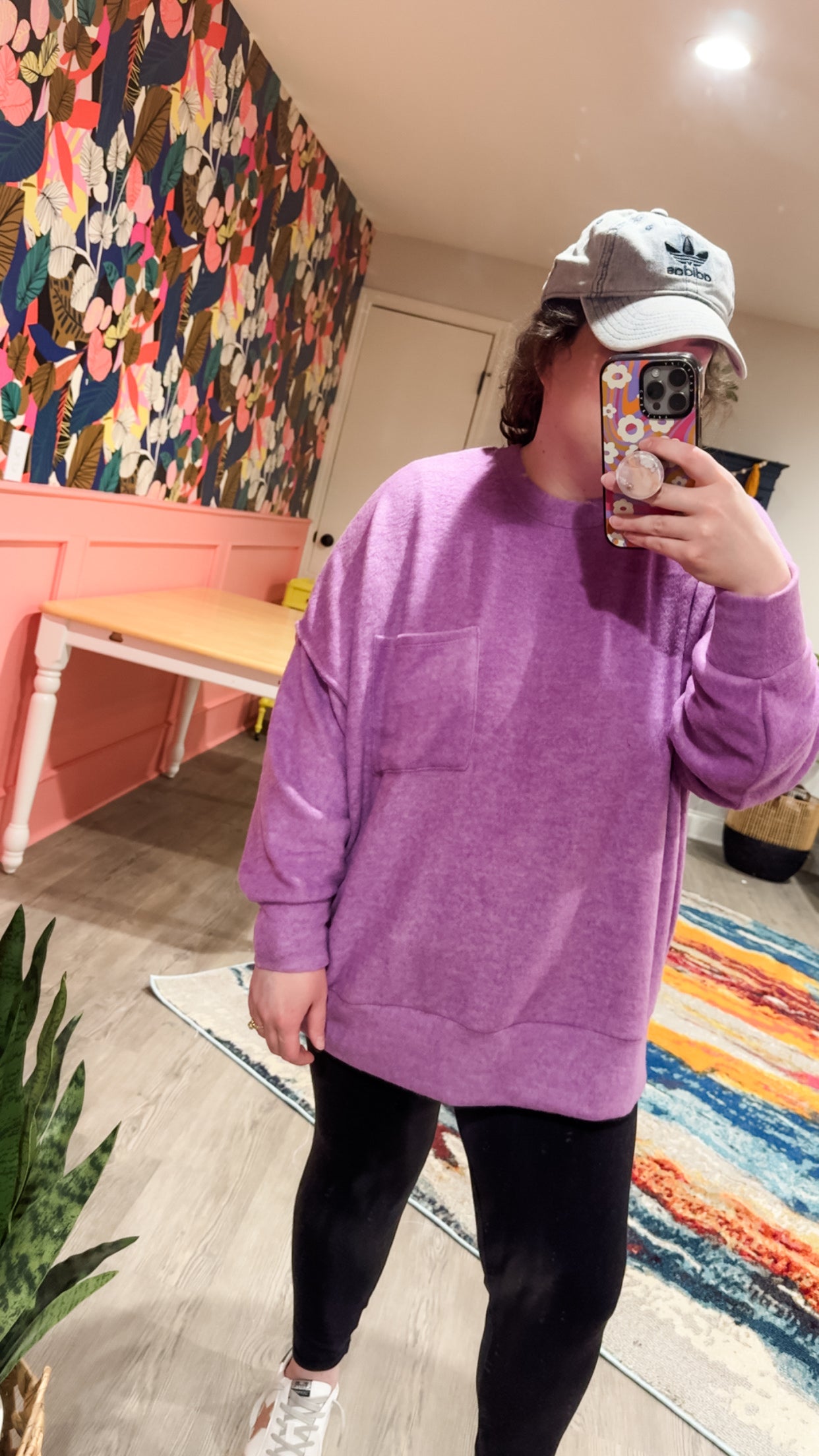 CURVY/REG DOORBUSTER Cozy Melange Pullover || Choose Color