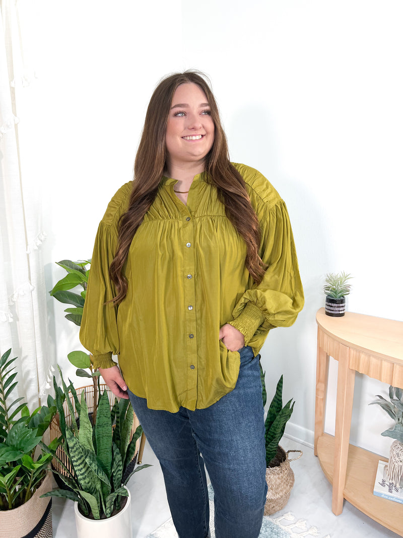 Posey Pleated Blouse