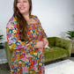 CURVY/REG James Floral Smocked Dress