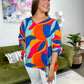 Sweet Caroline Abstract Blouse