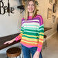 Color Me Happy Stripe Sweater