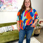 Sweet Caroline Abstract Blouse