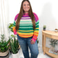 Color Me Happy Stripe Sweater