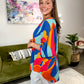 Sweet Caroline Abstract Blouse