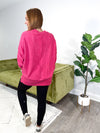 CURVY/REG DOORBUSTER Melange Pocket Pullover || Choose Color