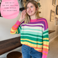 Color Me Happy Stripe Sweater