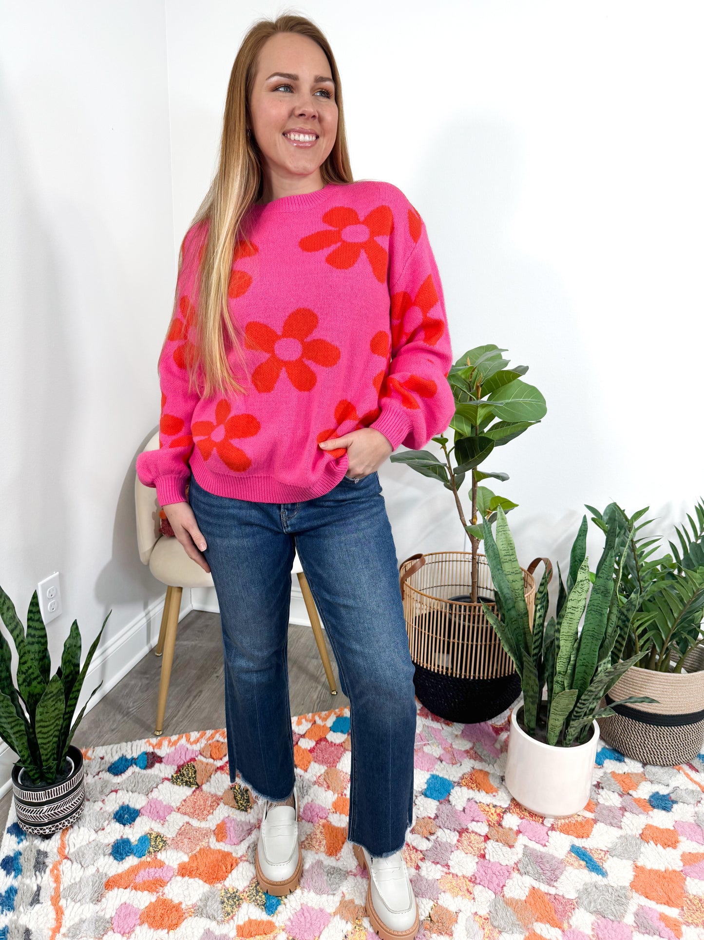 Millie Retro Daisy Sweater