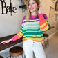 Color Me Happy Stripe Sweater