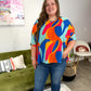 Sweet Caroline Abstract Blouse