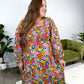 CURVY/REG James Floral Smocked Dress