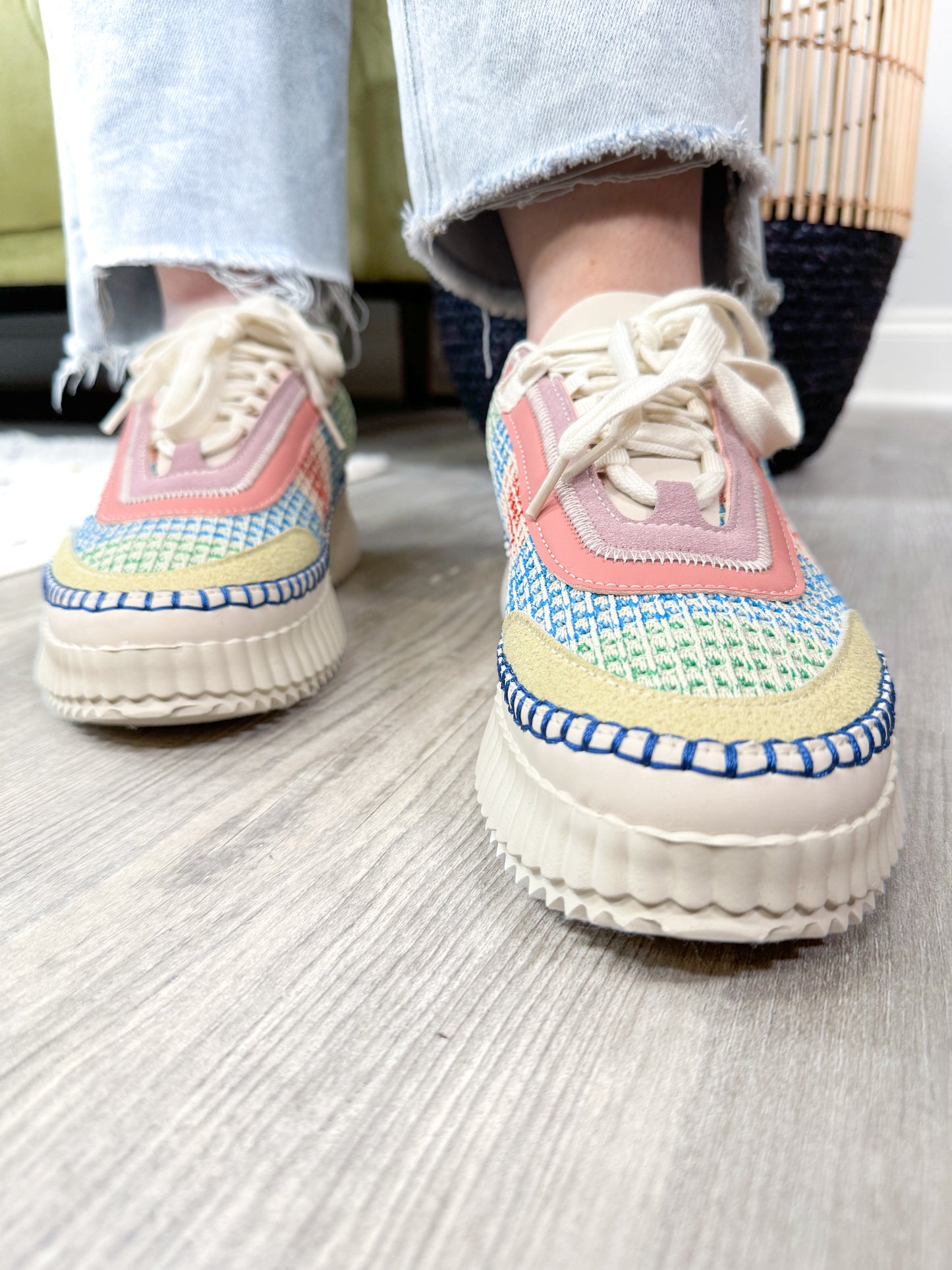 Corky’s Waffle Stitch Sneakers