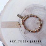 Gemstone Double Wrap Bracelet || Choose Color