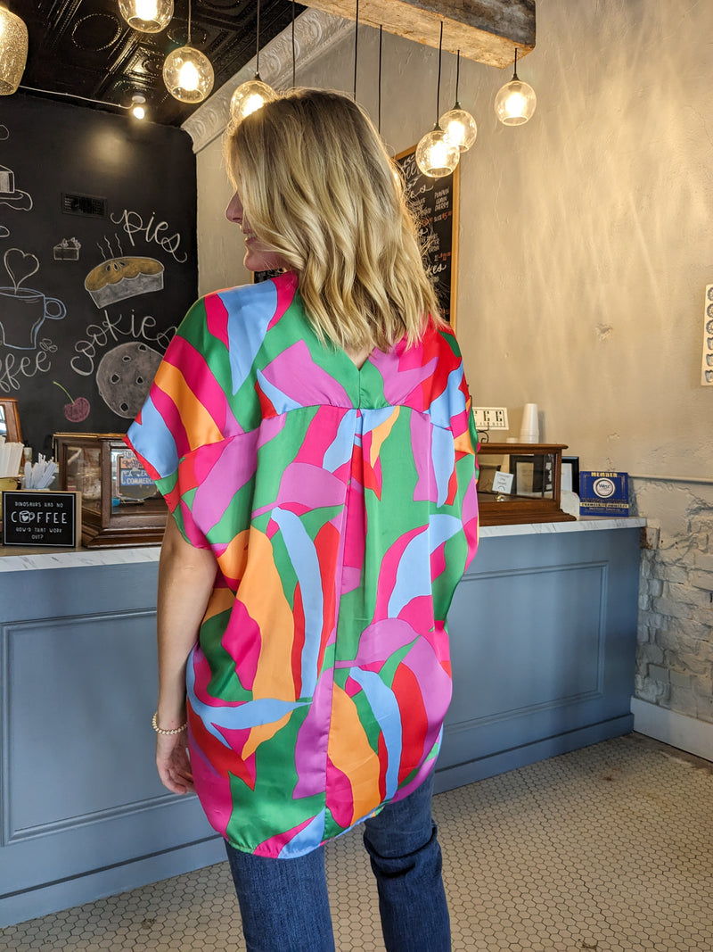 Showstopper Abstract Blouse