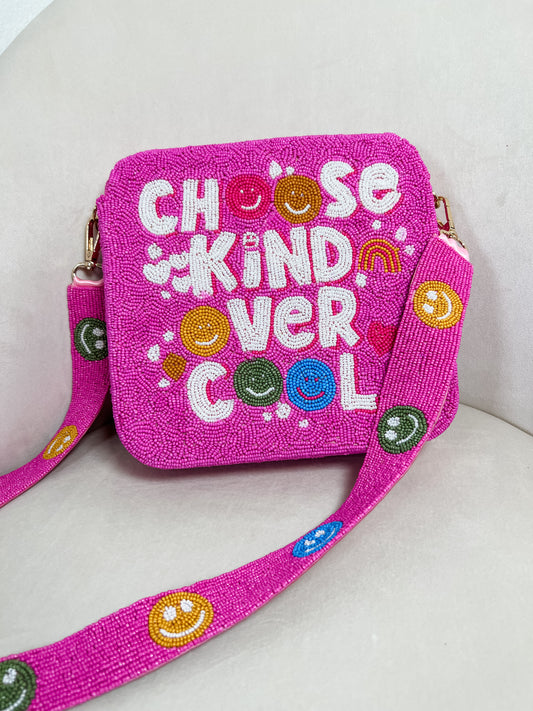 Kind Over Cool Beaded Box Bag