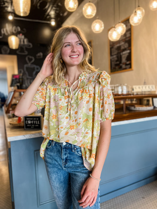 Lillian Retro Blouse