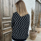 CURVY/REG Zig Zag Sweater