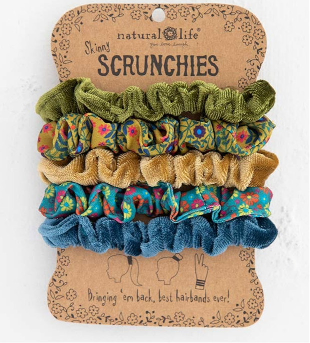 Skinny Scrunchies- multiple colors