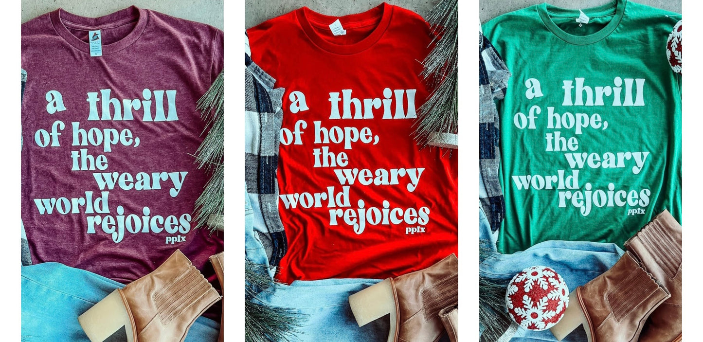 Thrill Of Hope || Choose Color