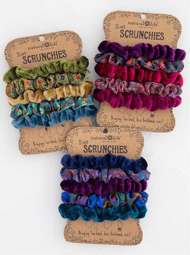 Skinny Scrunchies- multiple colors