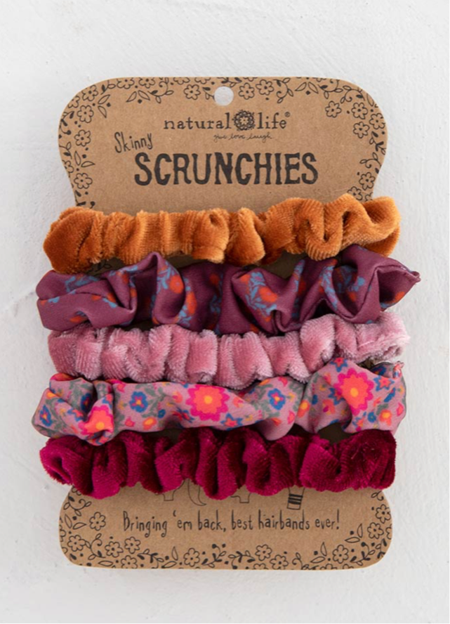 Skinny Scrunchies- multiple colors