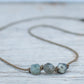 Labradorite Starcut Triple Knotted Necklace