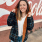 Jessa Plaid Sherpa Jacket