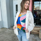 CURVY/REG Mariah Abstract Blouse || Choose Color