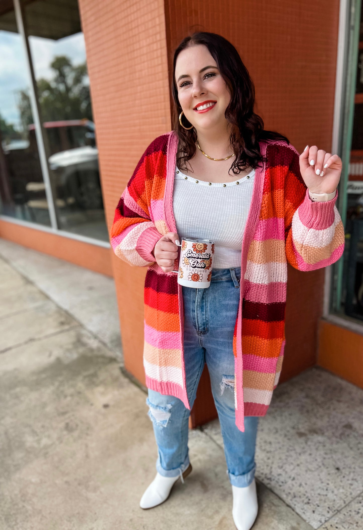 Priscilla Stripe Cardigan