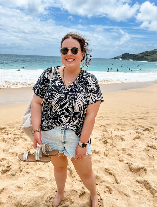 CURVY/REG Tropical Top