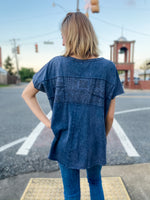Iris Mixed Print Top