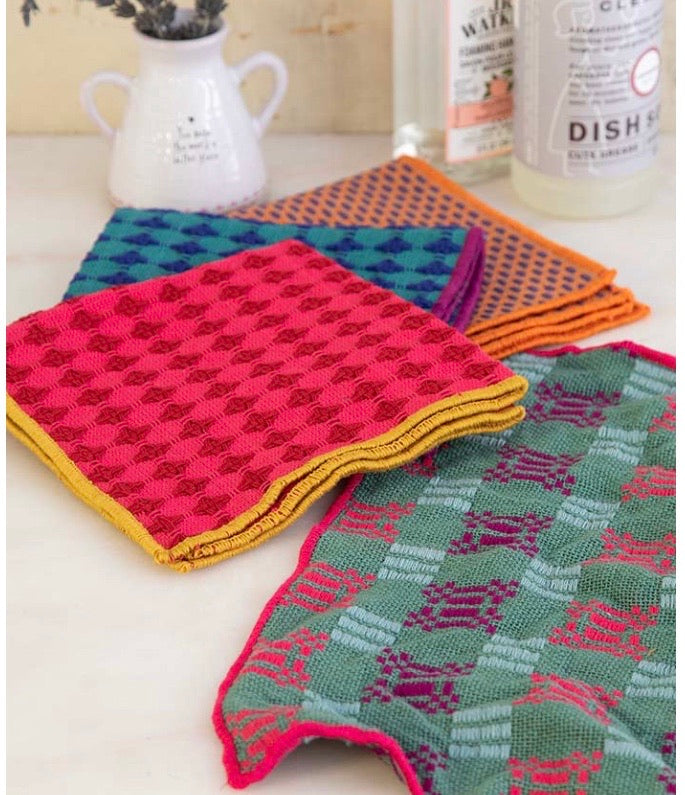Dish Cloth Set — Hot Pink Multi