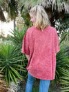 CURVY/REG DOORBUSTER Mineral Wash Boyfriend Tee