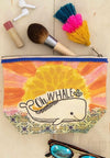 Oh Whale Canvas Pouch