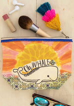 Oh Whale Canvas Pouch