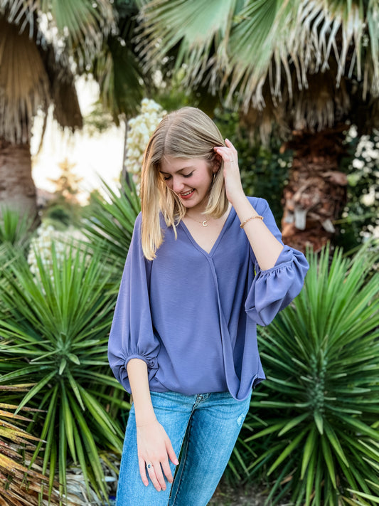 Patrice Wrap Blouse