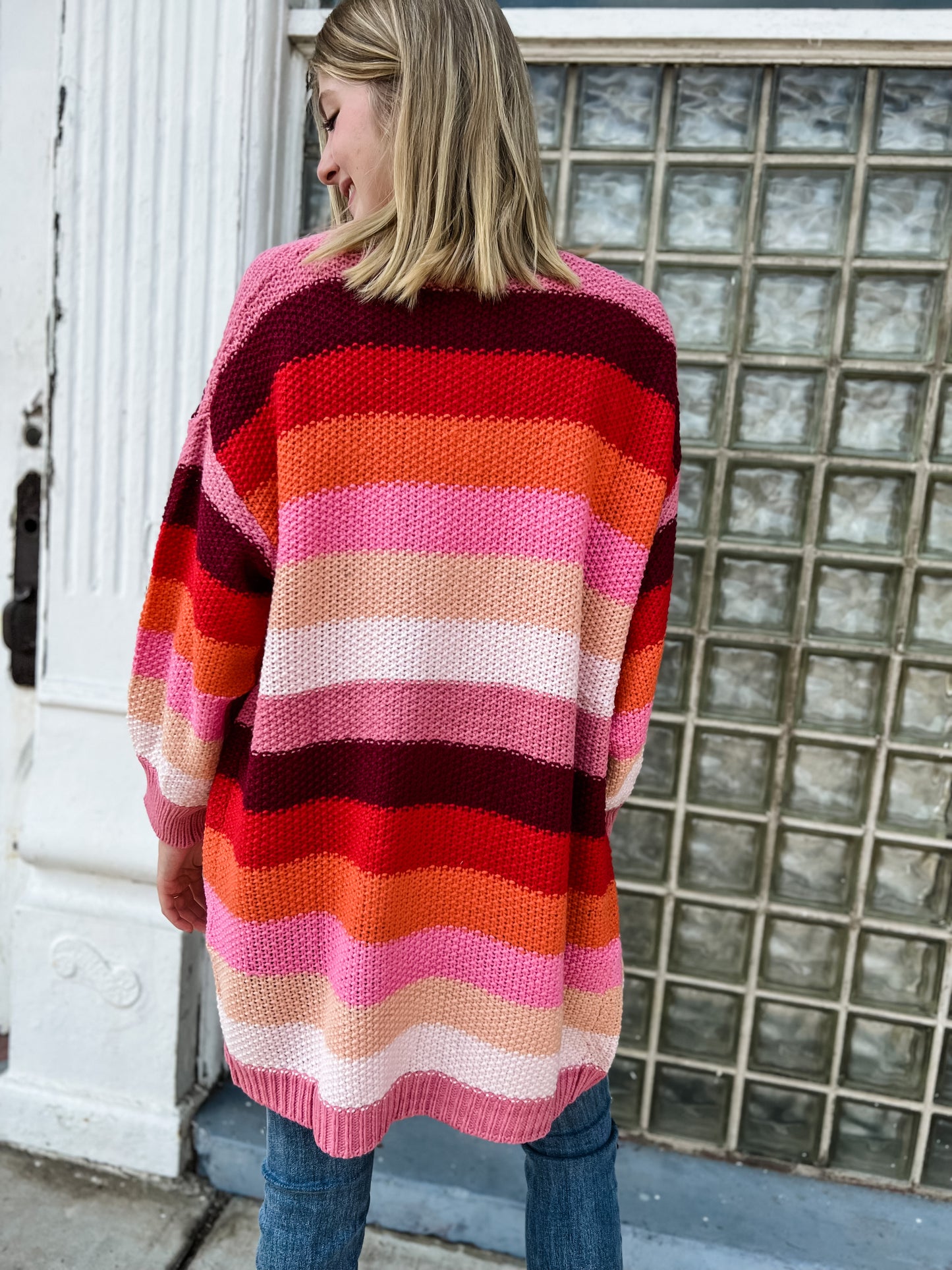 Priscilla Stripe Cardigan