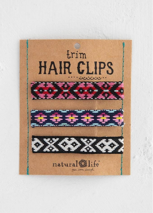 Trim Hair Clip Set - black