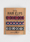 Trim Hair Clip Set - black