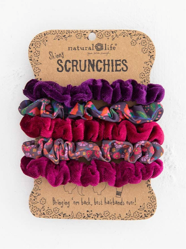 Skinny Scrunchies- multiple colors