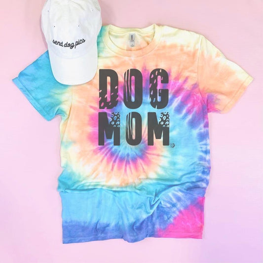 Tie Dye Dog Mom Tee