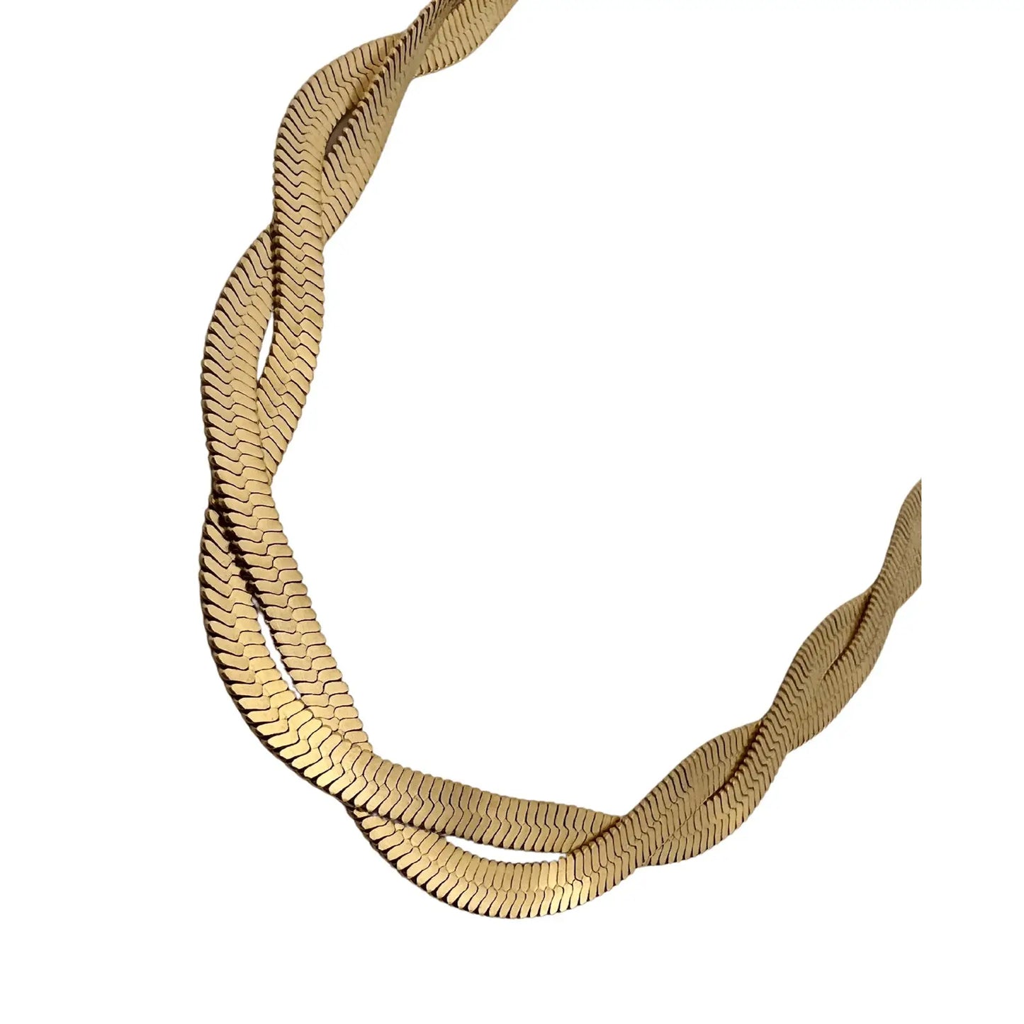 Lyrina Twisted Herringbone Necklace