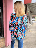 Breck Abstract Blouse